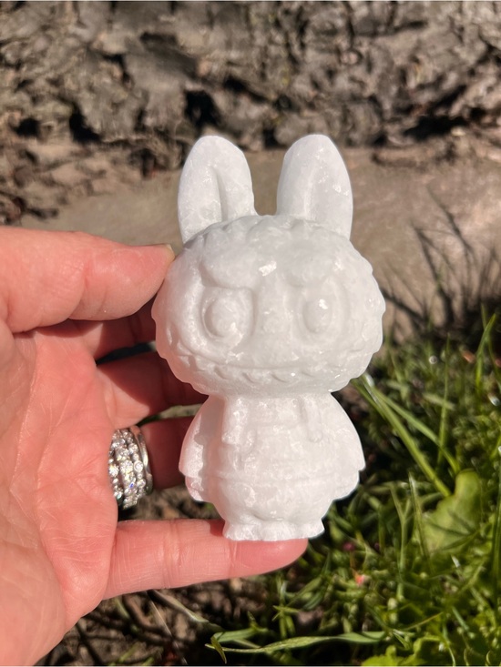 Other - White (1) Jade Labubu carving | Crystal